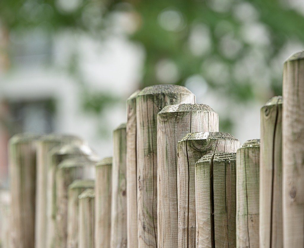 fence, wood fence, wood
